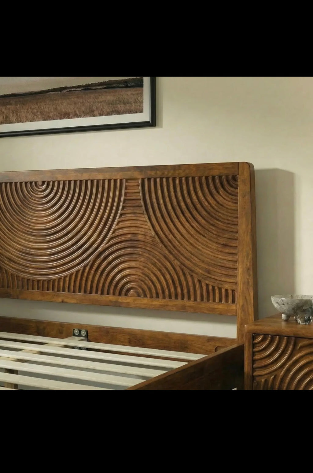 Harmony Solid Wood Bed Frame