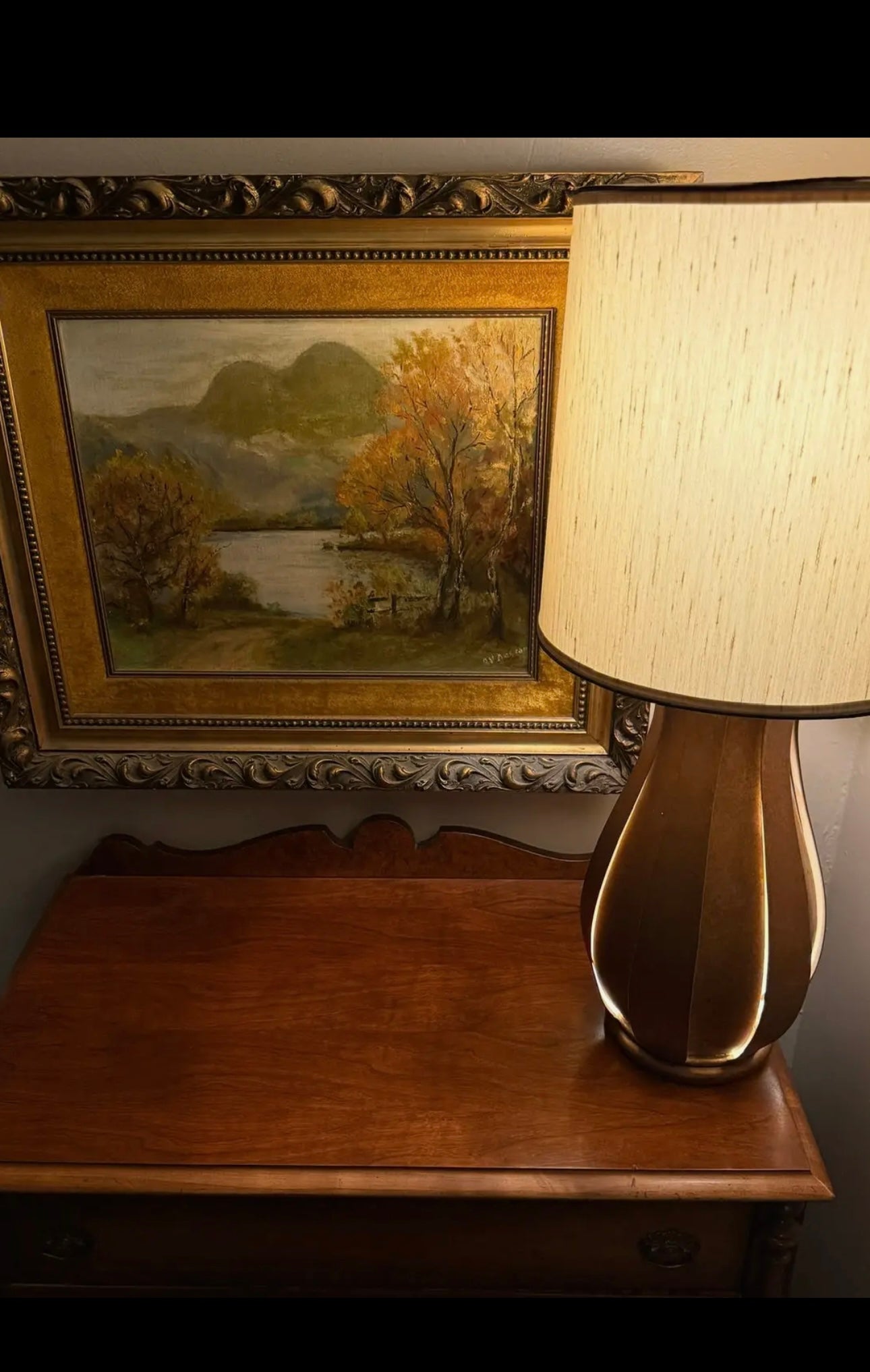 Vintage Sculptural Backlit Table Lamp
Mid Century Modern C1960s