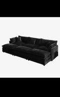 Fremont 112" 6-Piece Modular Chenille
Upholstered Sectional Sofa with ottomans