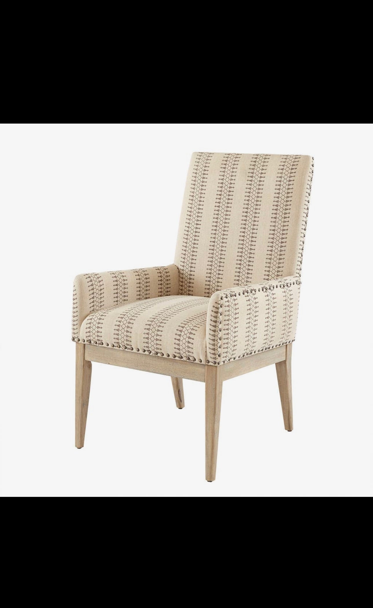[Set of 2| High Back Farmhouse Dining Chair, Cream