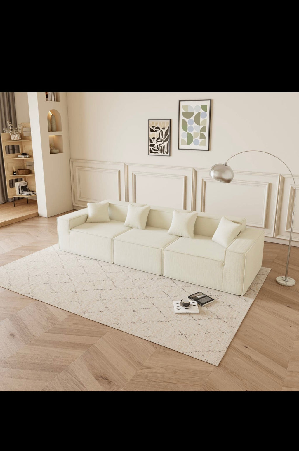 Modular L Shaped Sectional Sofa with Reversible Chaise, Deep Seat Cushions, Comfortable Couch For Living Room, Space Saving Sofa For Apartments, Modern Upholstered Fabric Sofa, Dark Gray, Easy