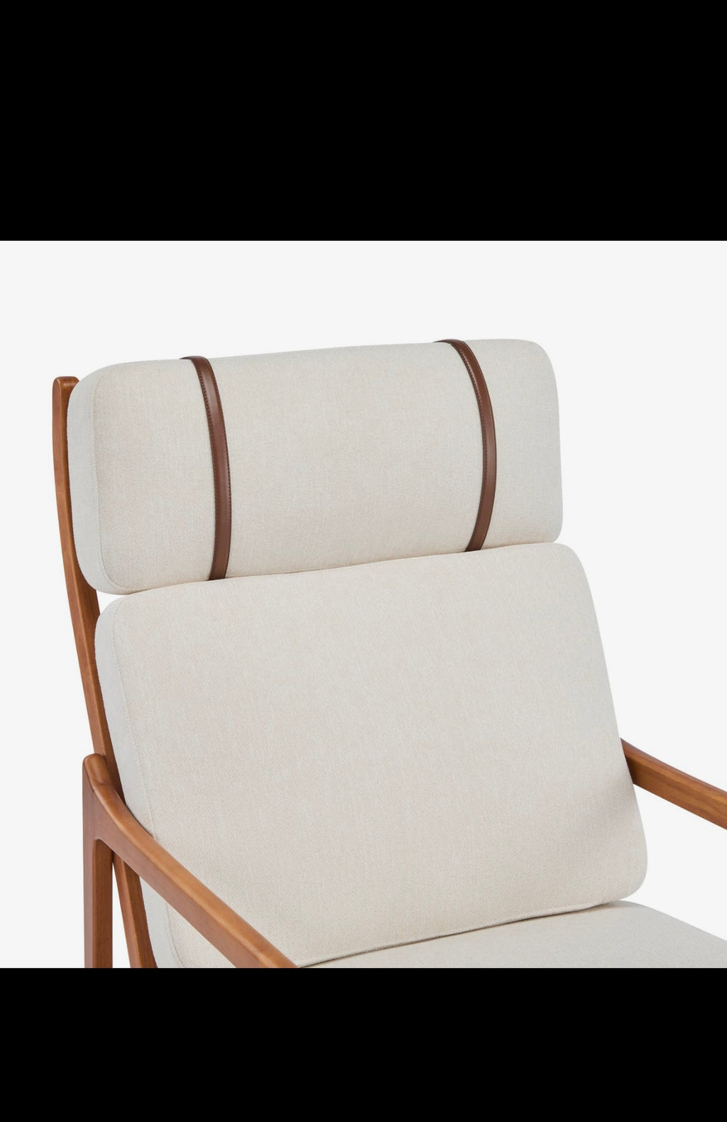 Crater Mid Century Ergonomic Accent Armchair