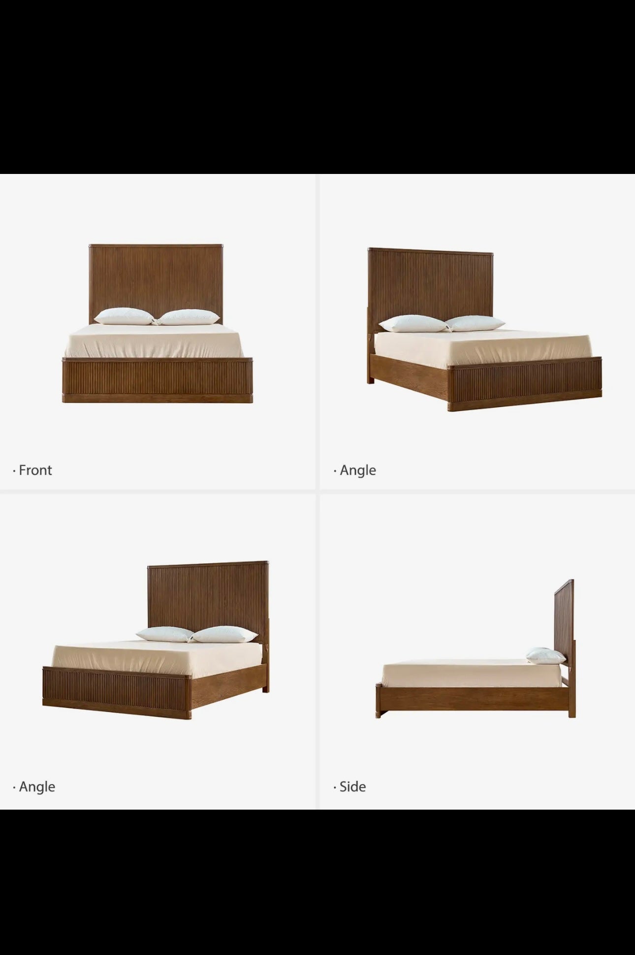 Graciela Solid Wood Platform Queen Bed