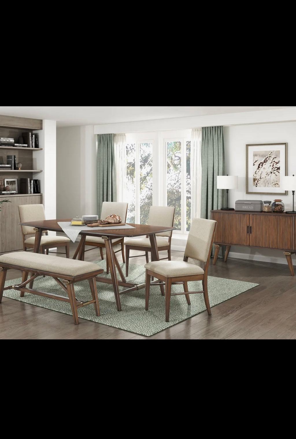 Modern Design Set of 2 Side Chairs Fabric Upholstered Seat Back Brown Finish
Wooden Dining Kitchen Furniture Brown
Mix Dining Room Modern Side Chair Wood