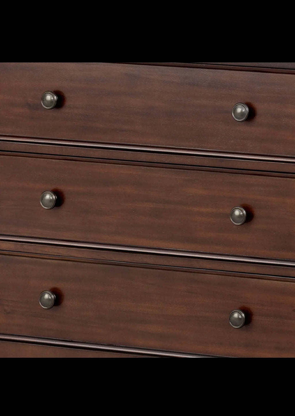 70 in 6-Drawer Spindle Wood Dresser, Morocco Brown