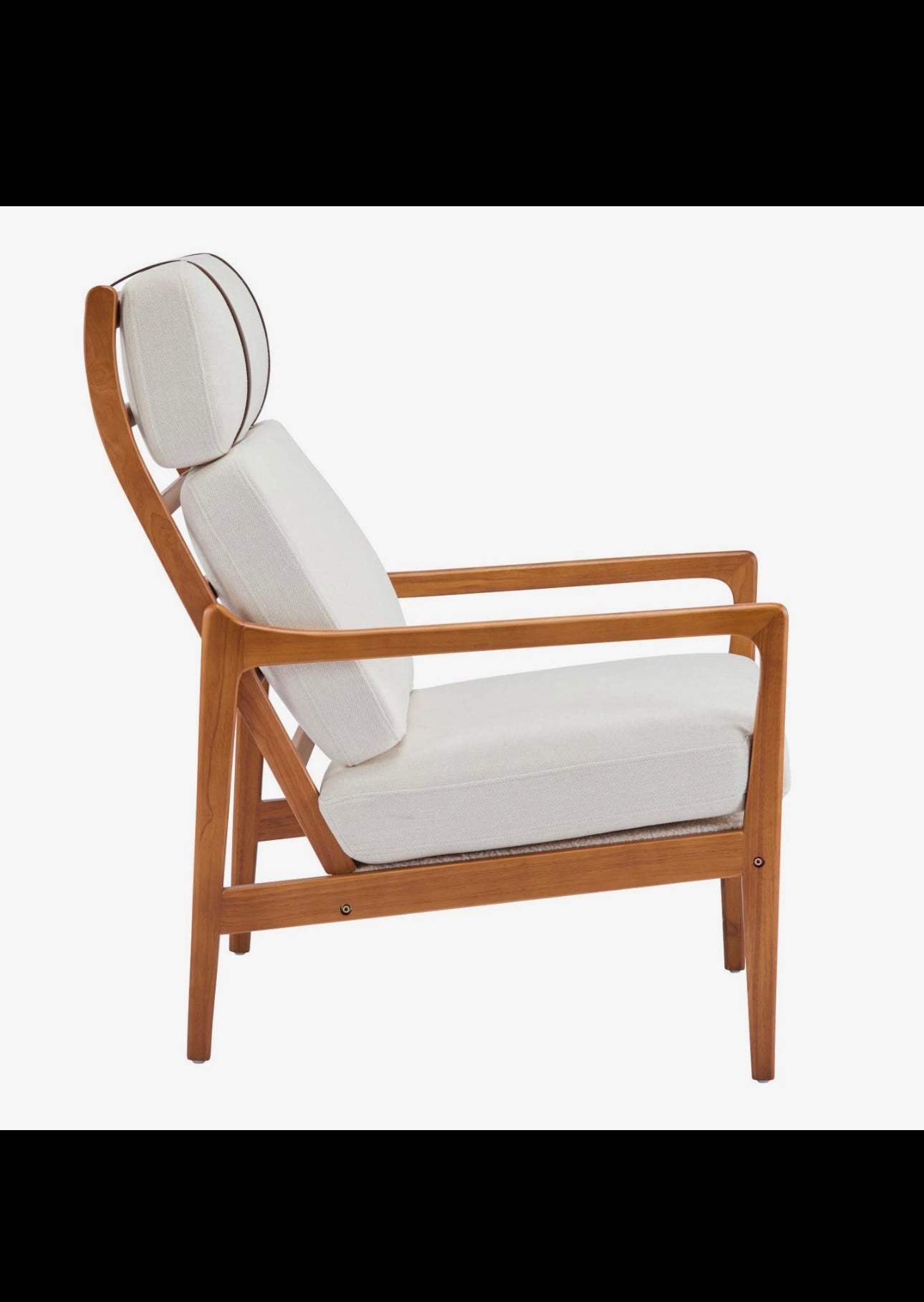 Crater Mid Century Ergonomic Accent Armchair