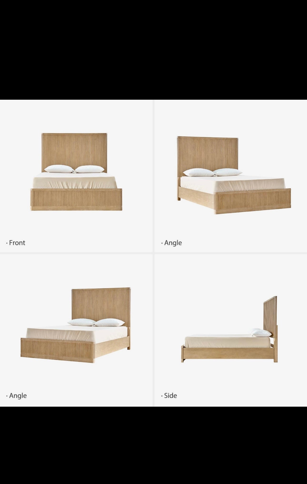 Graciela Solid Wood Platform Queen Bed
