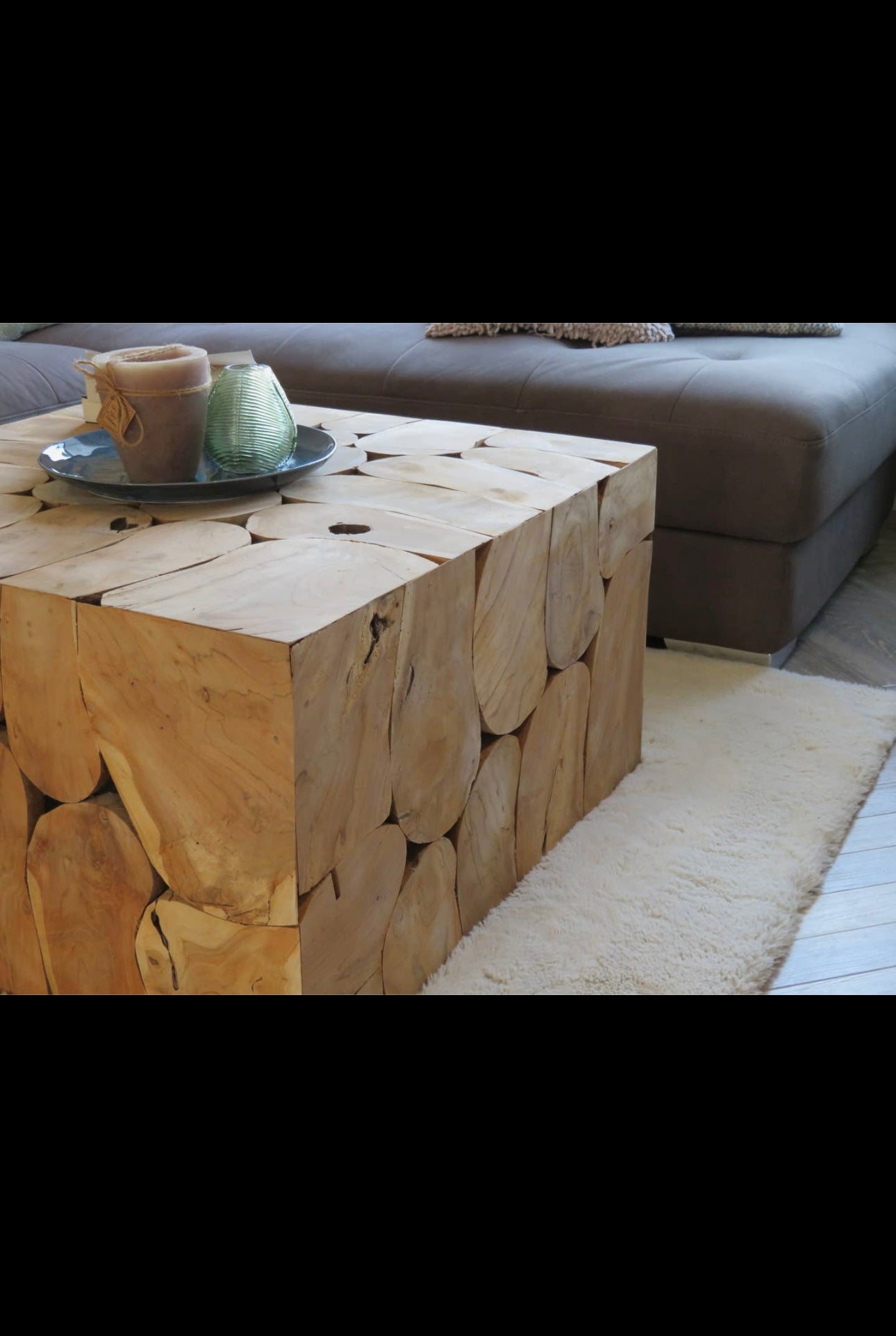 Square Coffee Table - Teak Wood