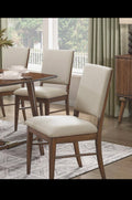 Modern Design Set of 2 Side Chairs Fabric Upholstered Seat Back Brown Finish
Wooden Dining Kitchen Furniture Brown
Mix Dining Room Modern Side Chair Wood
