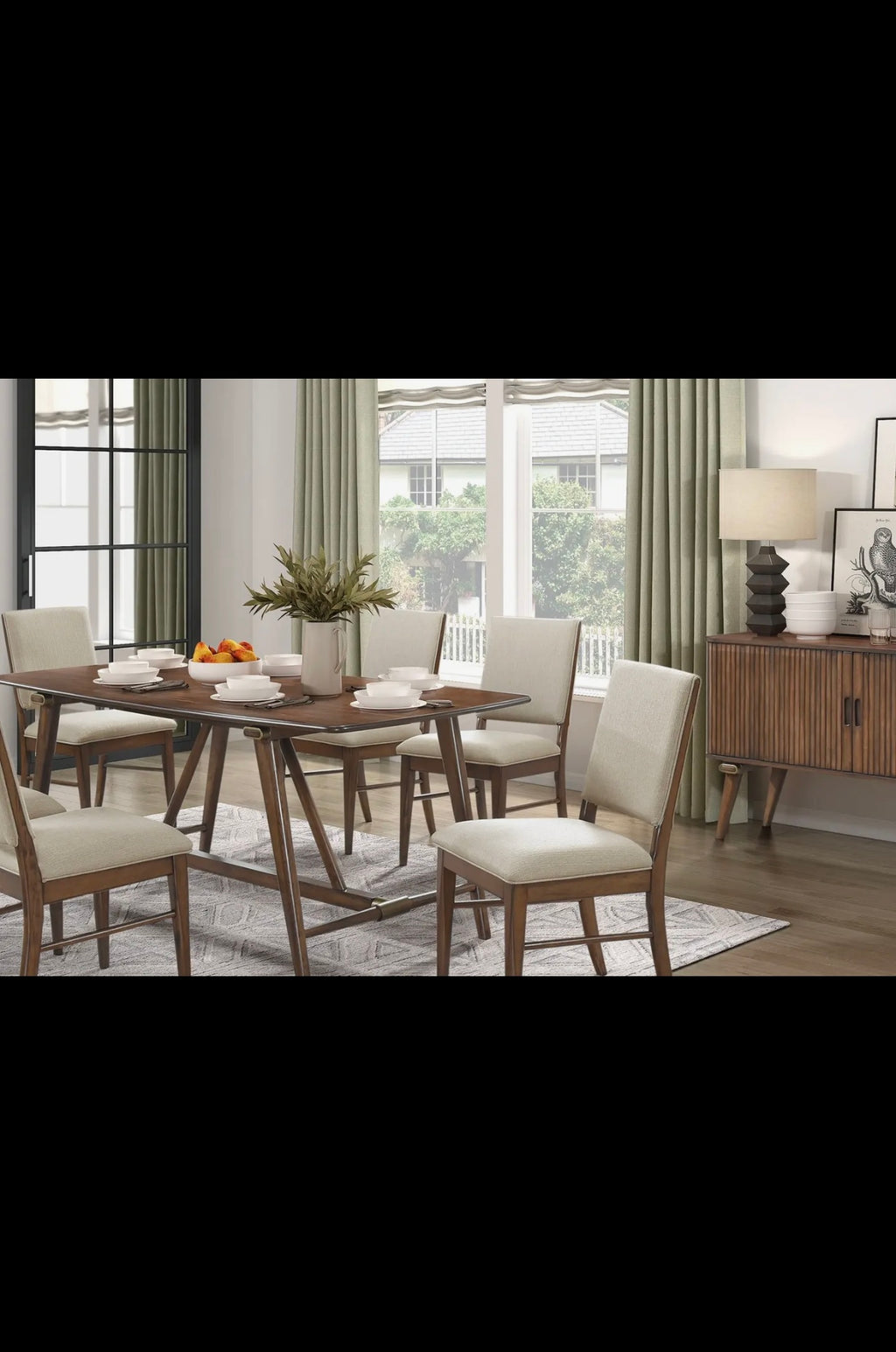 Modern Design Set of 2 Side Chairs Fabric Upholstered Seat Back Brown Finish
Wooden Dining Kitchen Furniture Brown
Mix Dining Room Modern Side Chair Wood