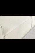 Versaluxe Sectional Three Seat Sofa in White
