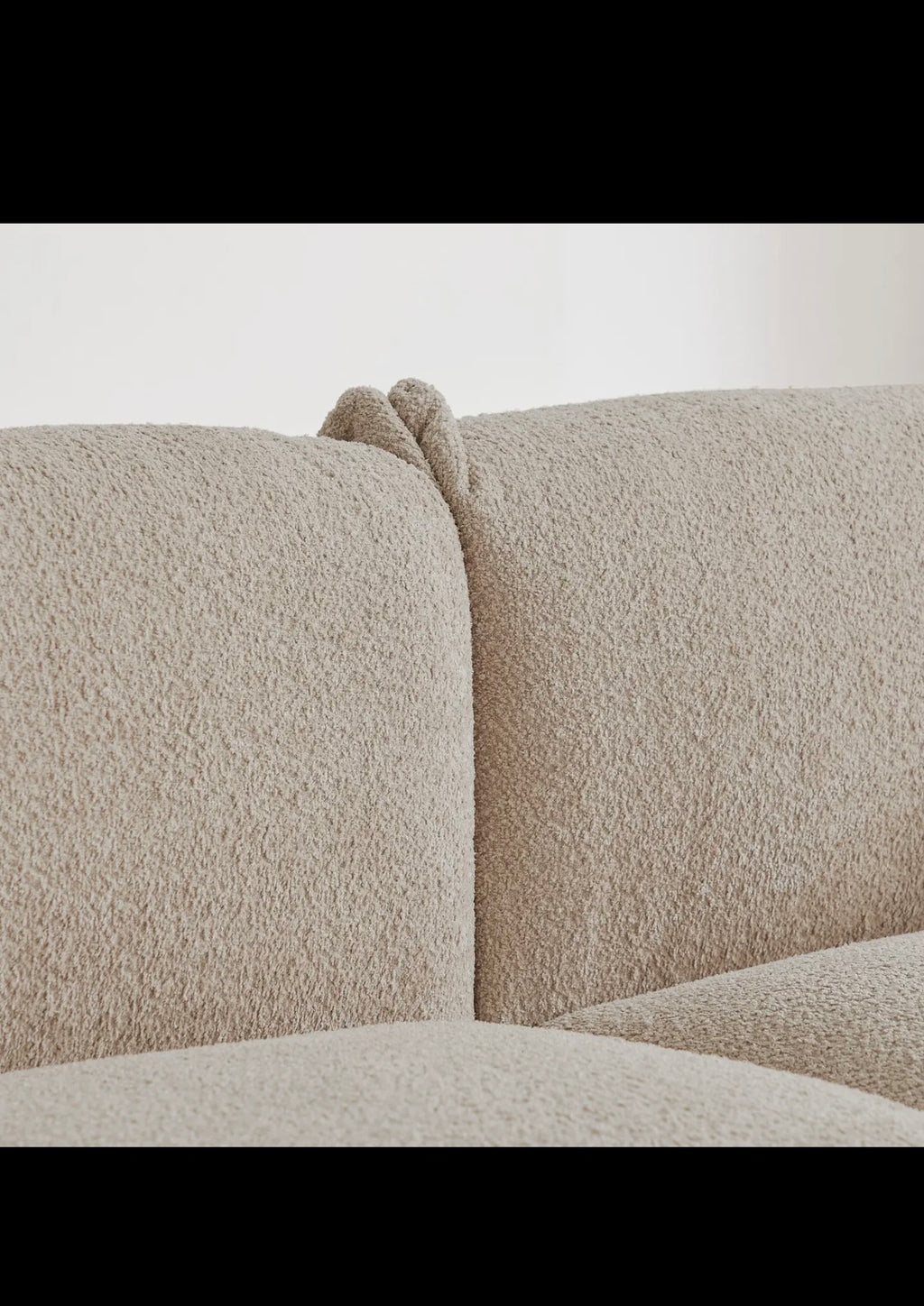Oversized Loveseat Sofa For Living Room, Sherpa Sofa with Metal Legs