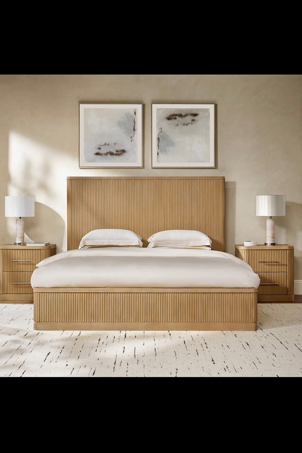 Graciela Solid Wood Platform Queen Bed