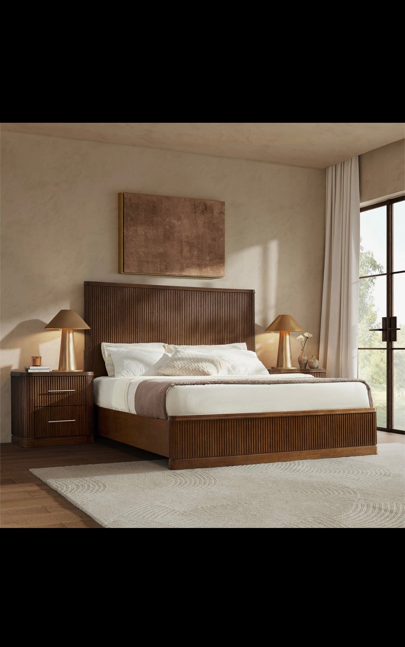 Graciela Solid Wood Platform Queen Bed