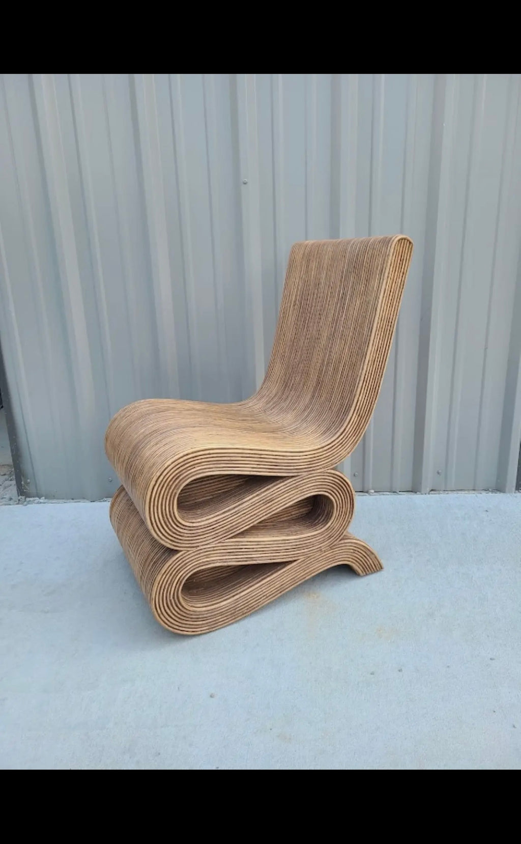 Natural Rattan Snake Chair