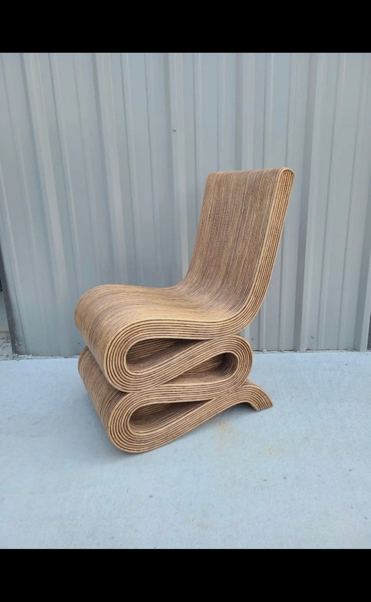 Natural Rattan Snake Chair
