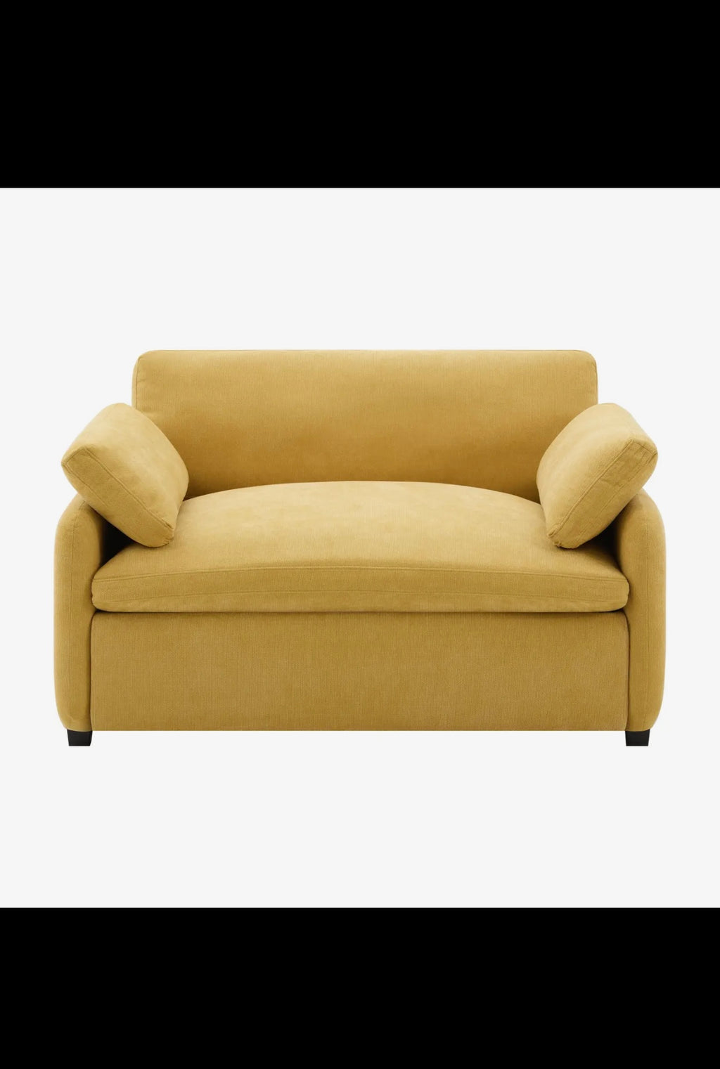 Oversized Chenille Accent Chair with Pillows 4 Colors